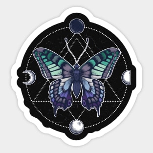 Gay Man Pride LGBT Butterfly Sticker